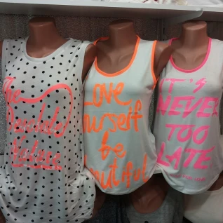 Майка футболка белая женская