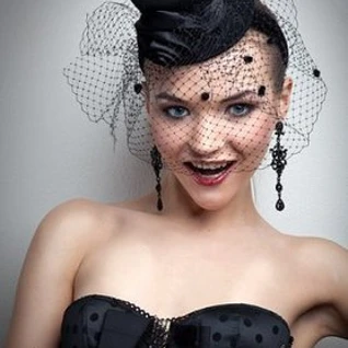 Аксессуар для фотосессии: вуалетка ПАРИЖ