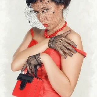 Аксессуар для фотосессии: бант с вуалью ЛИЗА