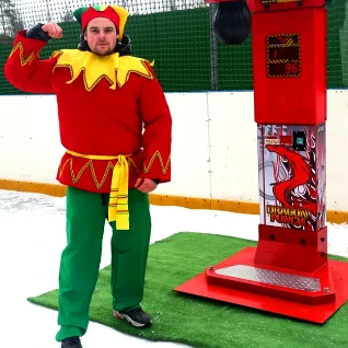 Силомер Боксер Масленичный (Dragon Punch)