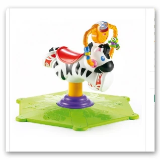 Весёлая Зебра "Качайся и Крутись"