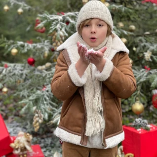 Дублёнка искусственная детская