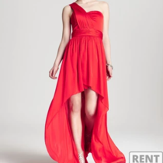 Вечернее платье  Aidan Mattox Fire High-low Dressв  в 40-42-44 размерах 