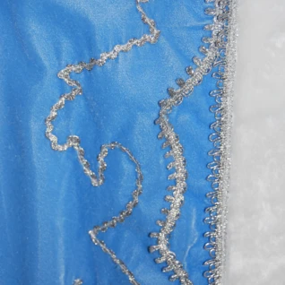  СНЕГУРОЧКА длинная (голубой бархат)