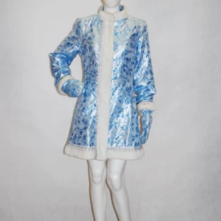 СНЕГУРОЧКА мини (парча голубая)