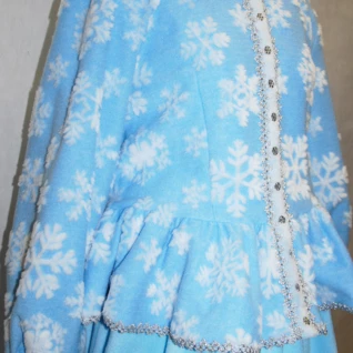 КОСТЮМ СНЕГУРОЧКИ ДЛЯ УЛИЦЫ №2 (флис, мех) 