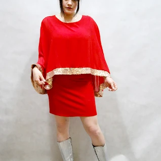 ЭСТРАДНОЕ ПЛАТЬЕ КРАСНОЕ