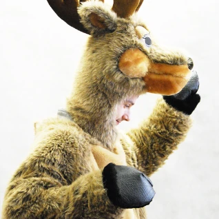 РОСТОВАЯ КУКЛА ОЛЕНЬ (с открытым лицом)