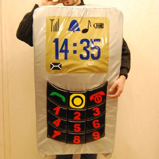 РОСТОВАЯ КУКЛА ТЕЛЕФОН (с открытым лицом)