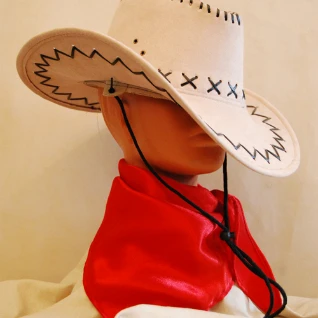 КОВБОЙСКАЯ ШЛЯПА ИСК. ЗАМША