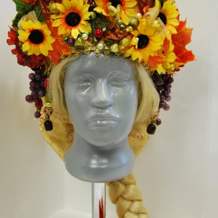 Кокошник "Осень Подсолнухи"