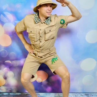 Археолог, палеонтолог, исследователь мужской костюм