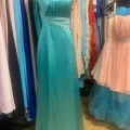 Возьмите Бирюзовое платье р.46-48 напрокат (Фото 1) в Москве