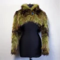 Возьмите Зеленая меховая шубка напрокат (Фото 2) в Москве