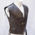 Возьмите Коричневый кожаный жилет напрокат (Фото 3) в Москве
