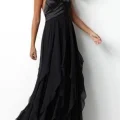 Возьмите Платье BCBGMAXAZRIA Black Chiffon Long Dress напрокат (Фото 3) в Москве