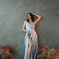Возьмите Платье вечернее Аэлита голубое напрокат (Фото 1) common.inCity.tula
