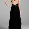 Возьмите Платье BCBGMAXAZRIA Black Chiffon Long Dress напрокат (Фото 2) в Москве