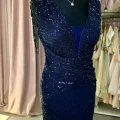 Возьмите Платье вечернее Кэмерон синее напрокат (Фото 2) В Туле
