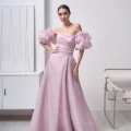 Возьмите Платье вечернее Николь Лиловое Рукава напрокат (Фото 3) common.inCity.tula