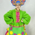 Возьмите "РУССКИЙ НАРОДНЫЙ КОСТЮМ ""Дымковская игрушка"" (флис) №7" напрокат (Фото 3) в Москве