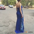Возьмите Платье синее вечернее  напрокат (Фото 1) в Москве