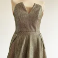Возьмите Платье вечернее блестящее бронза напрокат (Фото 6) в Москве