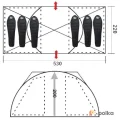 Возьмите Шестиместная двухкомнатная палатка Helios Bora 6 напрокат (Фото 2) в Санкт-Петербурге