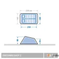 Возьмите Автоматическая двухместная палатка Quechua 2Seconds Easy 2 напрокат (Фото 1) в Санкт-Петербурге