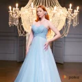 Возьмите Платье бальное пышное голубое Medusa напрокат (Фото 2) в Москве
