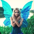 Возьмите Костюм садовой феи пикси фэйри с крыльями бабочки напрокат (Фото 3) в Москве