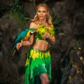 Возьмите Костюм яркого тропического эльфа с натуральными перьями напрокат (Фото 8) в Москве