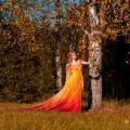 Возьмите Платье осени обмре с листьями напрокат (Фото 14) в Москве