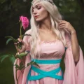 Возьмите Розовое нежное эльфийское платье феи напрокат (Фото 4) в Москве