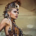 Возьмите Костюм амазонки дикарки охотницы аборигена шаманки напрокат (Фото 3) в Москве