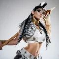 Возьмите Костюм амазонки зебры дикарки охотницы африканский напрокат (Фото 2) в Москве