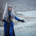 Возьмите Костюм средневековой северной королевы императрицы чародейки колдуньи воительницы Ведьмак Игра Престолов напрокат (Фото 5) в Москве