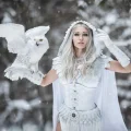 Возьмите Костюм белой колдуньи принцессы чародейки метель напрокат (Фото 4) в Москве