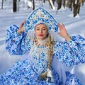 Возьмите Платье "Русская красавица Гжель" напрокат (Фото 2) в Москве
