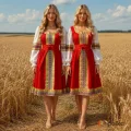Возьмите Костюм русский народный женский парный  напрокат (Фото 2) в Москве