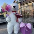 Возьмите Гигантский белый мишка 3 метра в высоту! напрокат (Фото 2) в Москве