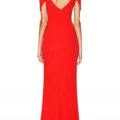 Возьмите Платье Betsy and Adam Red Gown Cut Out Traingle напрокат (Фото 3) в Москве