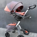 Возьмите Прогулочная коляска Stokke v5  Coral 12 кг напрокат (Фото 8) в Москве