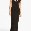 Возьмите Платье ABS by Allen Schwartz Black Metallik Salon Evening Dress Размеры 46, 44, 42 напрокат (Фото 1) в Москве