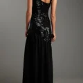 Возьмите Платье ABS by Allen Schwartz Black Sequin Long Gown Размеры 42, 44 напрокат (Фото 5) в Москве