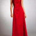 Возьмите Платье ABS by Allen Schwartz Pink/Rouge  satin evening gown Размеры 42, 44 напрокат (Фото 6) в Москве