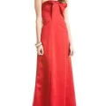 Возьмите Платье ABS by Allen Schwartz Red satin gown Размер 44 напрокат (Фото 1) в Москве