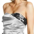Возьмите Платье ABS by Allen Schwartz Ruched sequin detal dress Размеры 40, 44 напрокат (Фото 4) в Москве