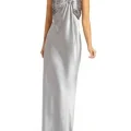 Возьмите Платье ABS by Allen Schwartz Silver Long Dress Размеры 40, 42, 44 напрокат (Фото 1) в Москве