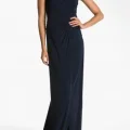 Возьмите Платье Adrianna Papell Navy Brosh Gown Размеры 44, 46 напрокат (Фото 2) в Москве